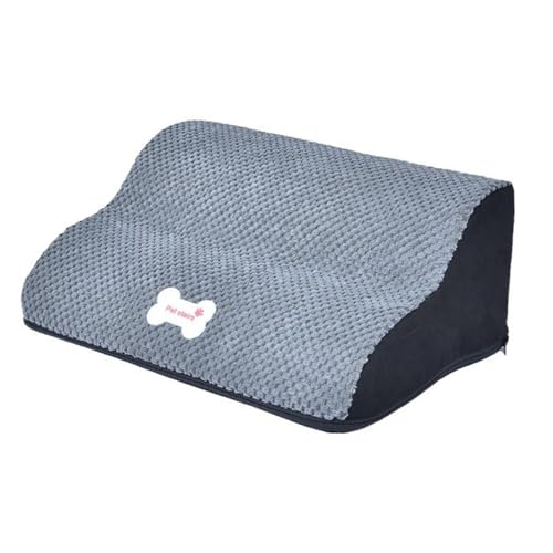 Folpus Rampe per scale e gradini antiscivolo, scala extra large per animali da compagnia, divano letto grigio 15 cm