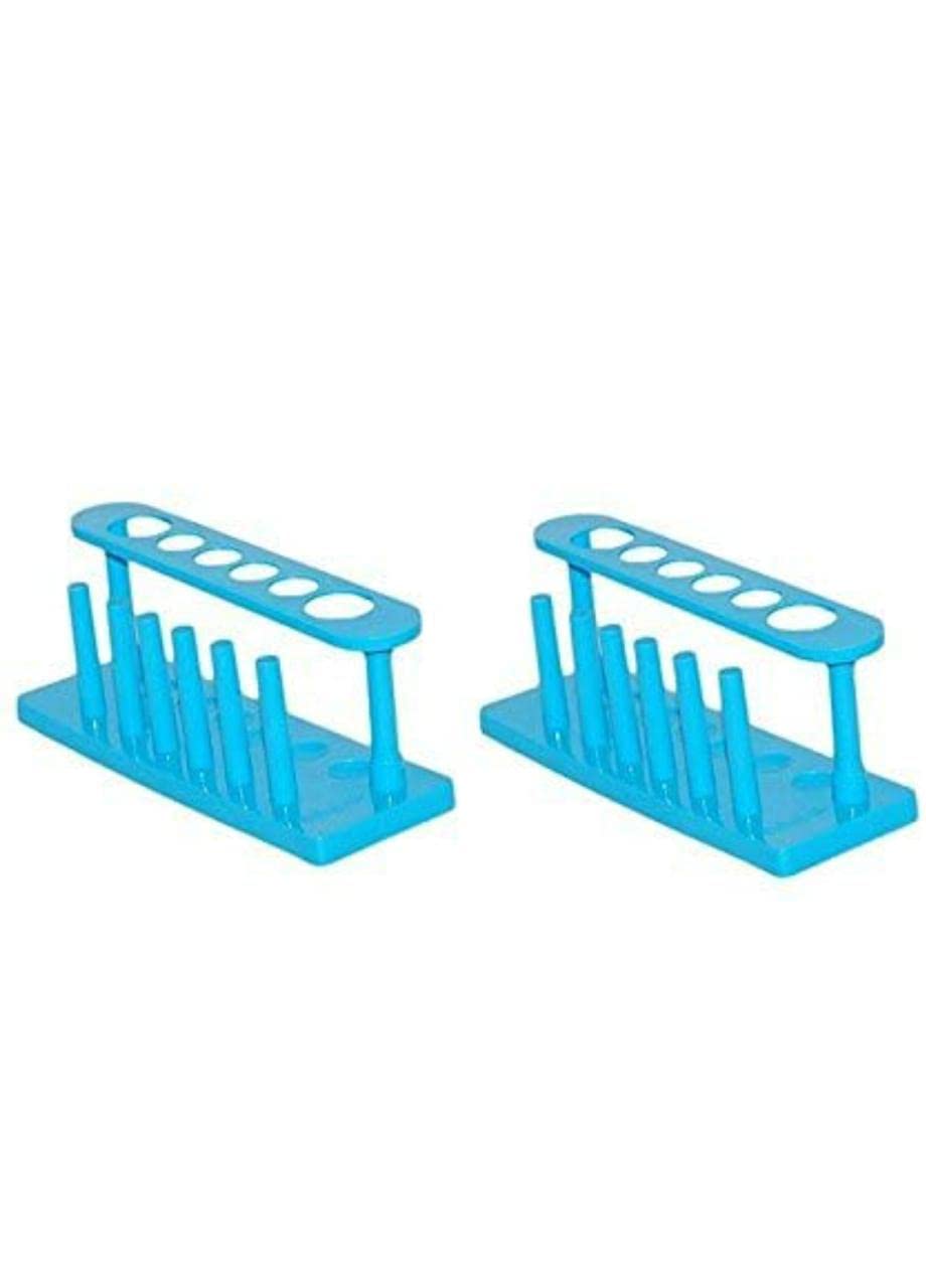 Shakuntla Test tube stand Holder Rack (12 Hole_Blue) (pack of 2)-image-28