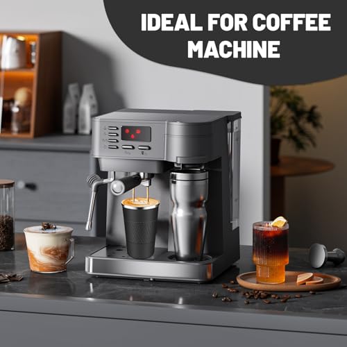 DUBUXW Insulated Coffee Tumbler with Flip Lid (12oz)