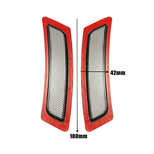 Image of 2pcs for BMW F10 5 Series 2011-2014 Front Side Marke Fender Bumper Reflector (Gray)