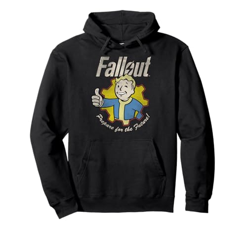 Fallout Video Game Prepare for the Future Vault Boy Pullover Hoodie