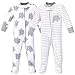 Hudson Baby baby boys Fleece Sleep and Play Footie, Elephants, 3-6 Months US