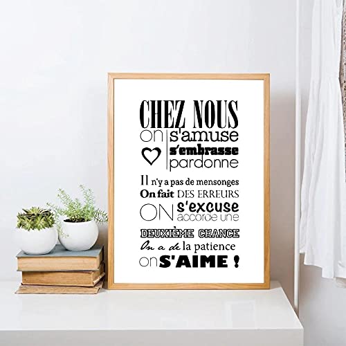 Tableau Decoration Murale Salon,Français Décor À La Maison Toile Art Impression Et Affiche Cover