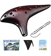 Amazon.com: Ocarina,12 Holes Alto C Key Ceramic Ocarinas with