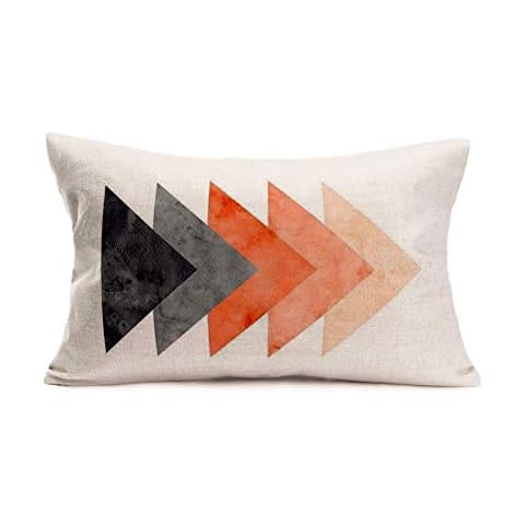 Fukeen Geometry Lumbar Pillow Cover Cover