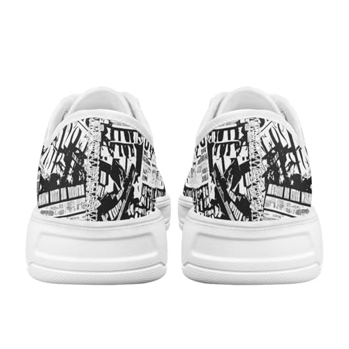 Womens Canvas Slip-On Shoes Lightweight Comfort Sneakers for Casual Wear Soft Cushioned Insole for Athletic Size 6-13.5 White Sole3