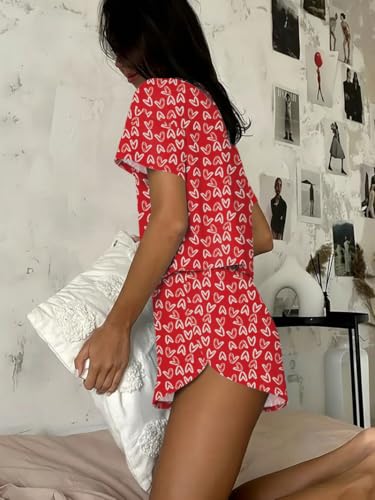 Image of Ekouaer Womens Pajama Sets Sexy Lounge Sets Side Split Short Pj Sets Cute Pjs 2 Piece Comfy Sleepwear Loungewear