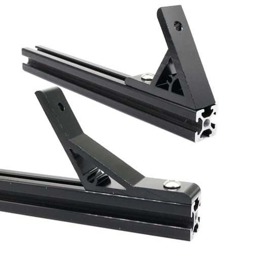 Image of 3Pcs 60deg, 3Pcs 120deg 2020 Aluminum Extrusion T Slot Angle Bracket 20 Series Extruded Hardware 60 Degree Joint Corner Connector for 60 120 Degree 20 /20 80 20 2040 Black Aluminum Profile