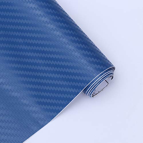 Wakauto Carbon Fiber Car Stickers Vinyl Wrap for Vehicle Decor Easy to Apply for Cars Motorcycles Laptops and More