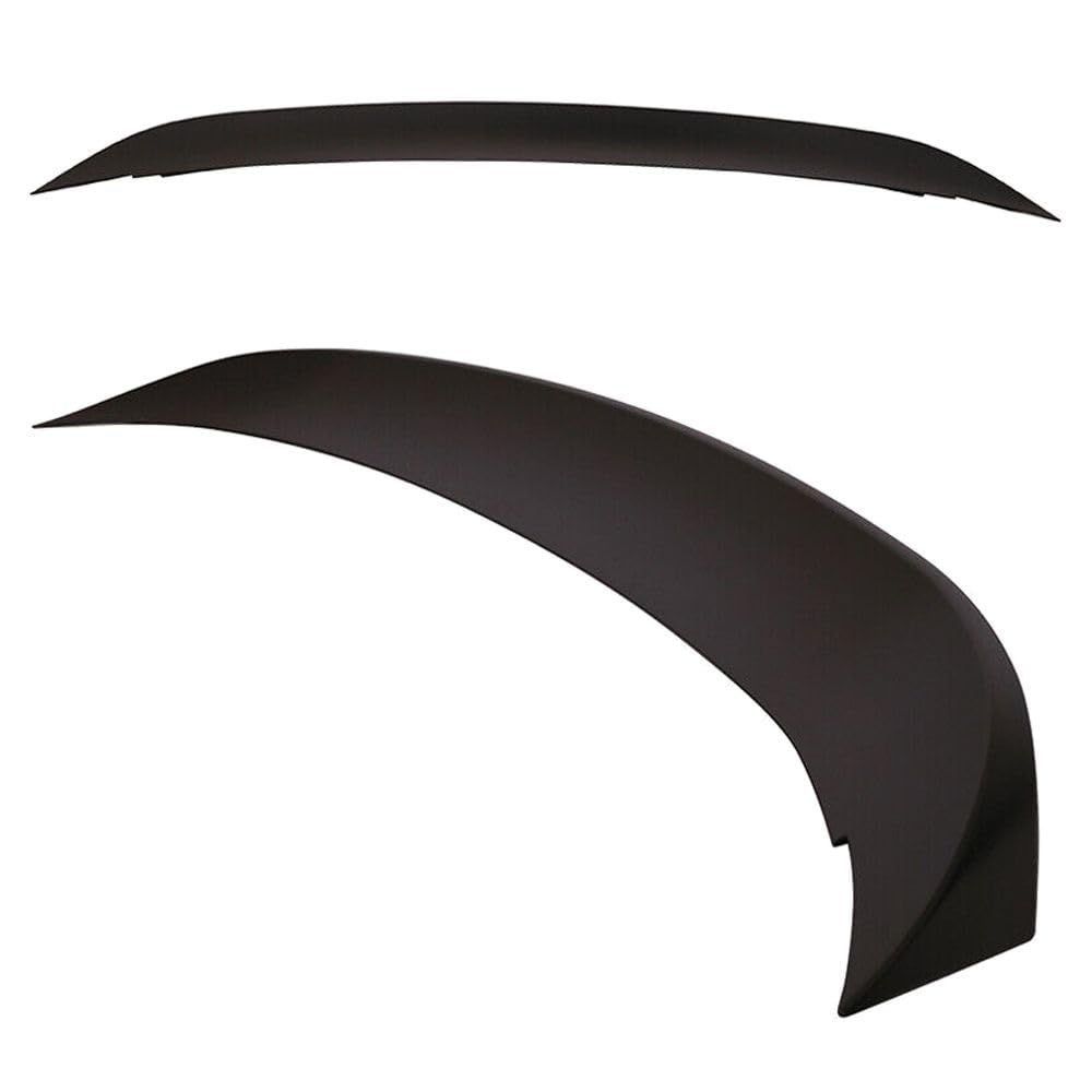 VXTMXEWTPC for Ford for Mustang Base/GT/Shelby GT500 2010-2014 & 2012 2014 & 302 2012-2013 D Style Rear Trunk Spoiler Wing Lip Unpainted Black ABS 1pc Unfinished -FM10D-a