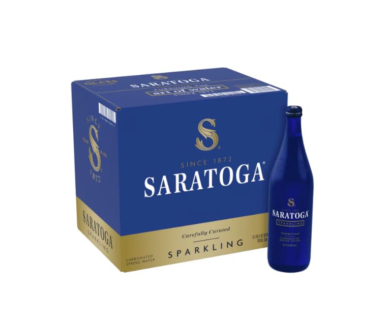 Sparkling Spring Water Carbonated, 28 Fl Oz (Pack of 12)