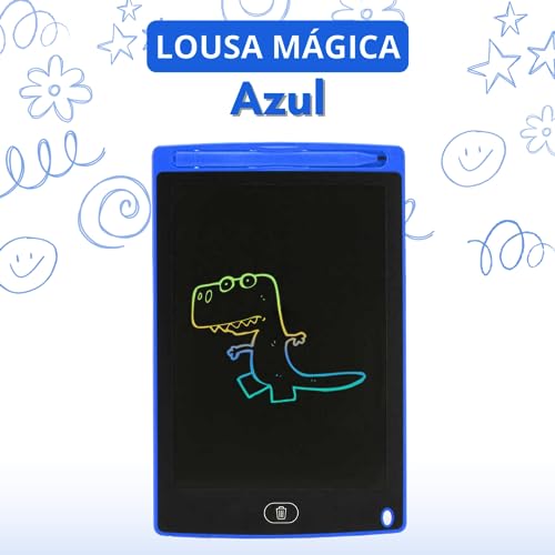 Lousa Mágica Infantil Brinquedo Tablet Digital LCD Educativo Desenhar Escrever Tela Escrita Colorida