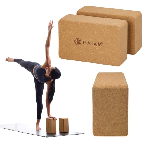 Image of Gaiam Yoga Block - Supportive Latex-Free Eva Foam - Soft Non-Slip Surface with Beveled Edges for Yoga, Pilates, Meditation
