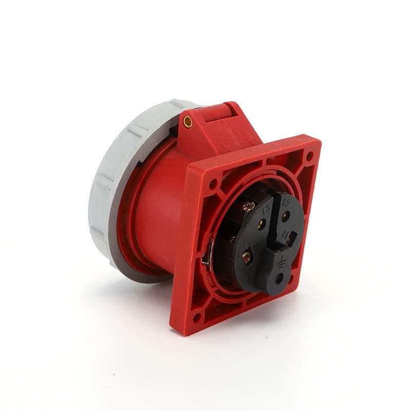 IEC60309 Waterproof CEE Industrial Connector Socket 5Pin 16A 380V-415V 3P+E+N IP67 (Type-1）