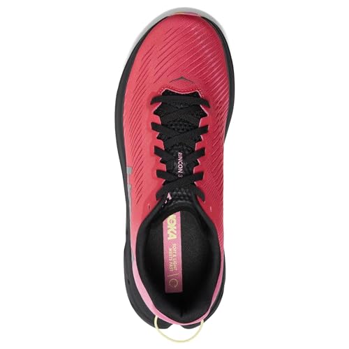 HOKA HOKA ONE ONE Womens Rincon 3 Running Shoes (Raspberry/Strawberry, US Footwear Size System, Adult, Women, Numeric, Medium, 7)