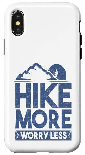 Nature Lover Hike More Worry Less �n�C�L���O �n�C�J�[ �X�}�z�P�[�X iPhone X/XS �p