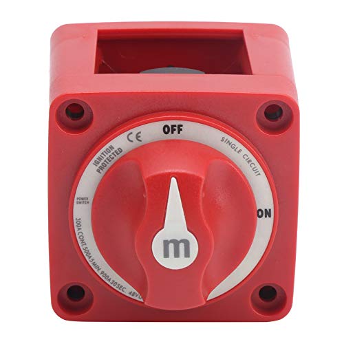 Interruttore Isolatore Batteria M5 DC 48V 300A – On/off Ad Alta Corrente Per Yacht E Imbarcazioni