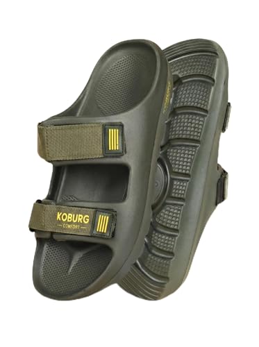 Image of KOBURG Nexa Sandals for Men| Stylish Trending | Comfortable | Super soft | Lightweight | EVA Sole | Casual Sandals | Slippers | Flip Flops for Men KF-464