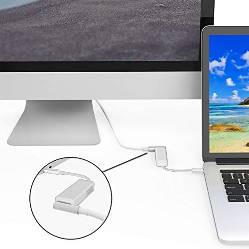 Image of Microware USB C Adapter Compatible for MagSafe 1 & 2 (Type C to Magsafe 1 & 2 Charging Adapter)