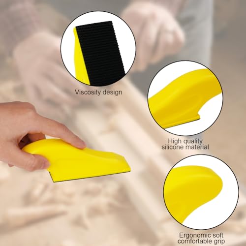 URAQT Profi Schleifpapier Set, 131 Stück Nass und Trocken Sandpapier mit 90x30 mm Schleifklotz, Körnung 40/60/80/100/120/150/180/240/320/400/600/800/1000, für Holz, Metall, Auto, Lack, Stein, Glas