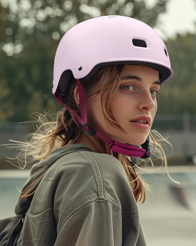Image of OutdoorMaster Skateboard Cycling Helmet - Two Removable Liners Ventilation Multi-Sport Scooter Roller Skate Inline Skating Rollerblading for Kids, Youth & Adults