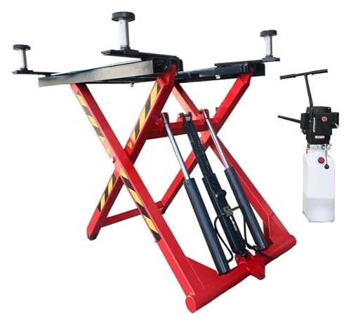 AK-X66 6000LBS Car Lift Portable Mid Rise Scissor Lift Auto Lift 48