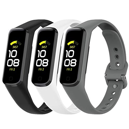 Baaletc Bandas compatibles con Samsung Galaxy Fit 2 SM-R 220, Correas de Repuesto de Silicona Suave para Samsung Galaxy Fit 2 R220 Cover