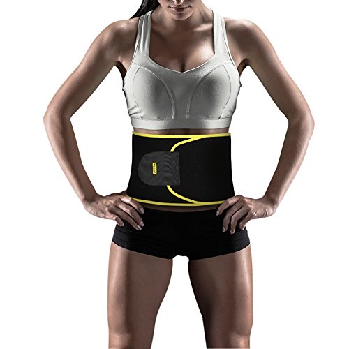 Yosoo Waist Trimmer Belt - Neoprene Waist Sweat Band for Slimmer Water Weight Loss Mobile Sauna Tummy Tuck Belts Strengthen Tummy Abs During Exercising Workout for Women