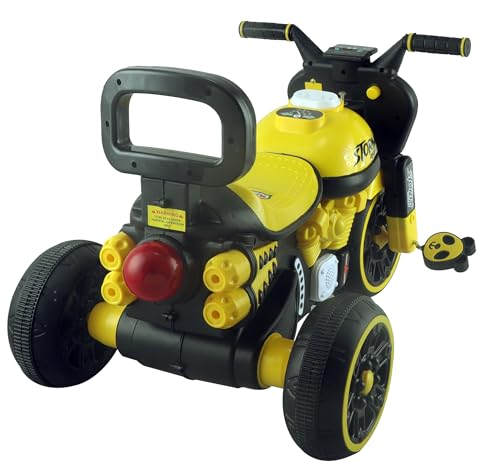 Image of Joyride Storm 250 Bike Pedal Tricycles for Kids 1 to 3 Years| Kids Cycle with Musical Horn, Lights, EVA Wheels | Baby Cycle |Fun Outdoor Trike for Kids for 2 Years |4 Colors (Yellow)
