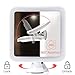 Secura Magnifying Vanity Lighted Makeup Mirror 10X with Natural Warm and White LED Lighting and Locking Suction