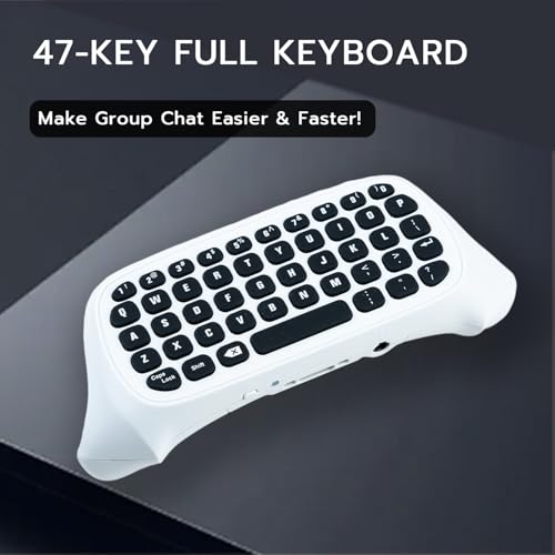Mcbazel XBO-010184 Mini Game Keyboard 2.4G Receiver Wireless Chatpad Message With 3.5Mm Audio Jack For Xbox One/Xbox One X/Xbox One S/Xbox Series X/Xbox Series S thumb #3
