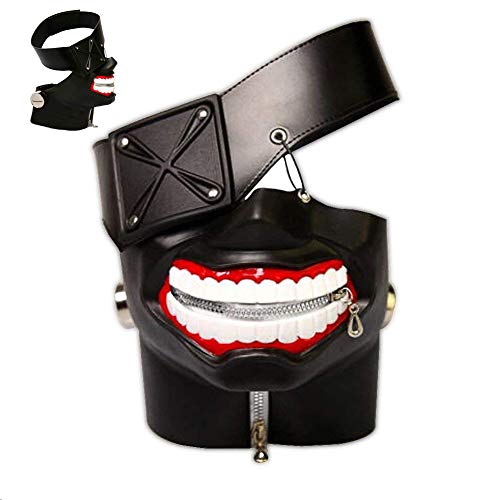 3D Tokyo Ghoul Kaneki Ken Mask Halloween Cosplay Props Adjustable Costume Masks