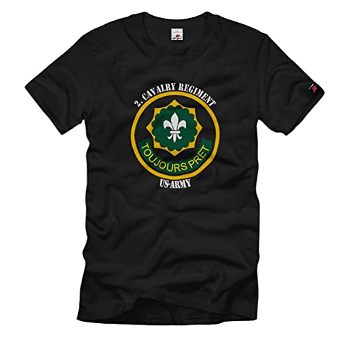 T-Shirt Imprimé Cavalerie Américaine pour Homme avec Motif Épaule Militaire Eskadron