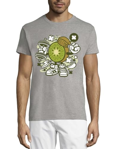 T-shirt hip hop gris en coton pour homme parfait pour vos sorties urbaines de l'art du sport