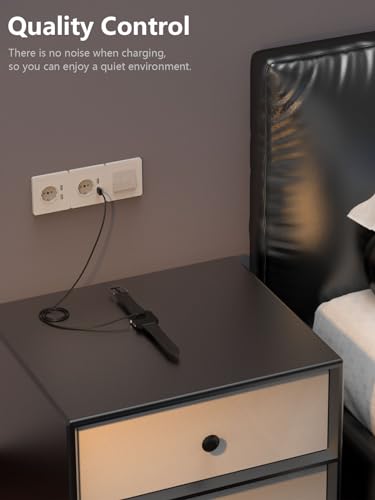 MJXYXCDH 5W 5V Cargador Magnético Smartwatch para Reloj Inteligente Smart Glasses Fitness Tracker Cable USB Cable de Carga Accesorios Cargador (2 Pines 7,62mm) - imagen 6