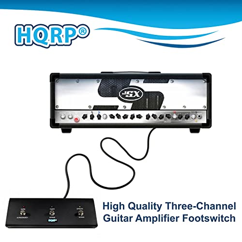 HQRP 3-Button Guitar Amp Footswitch compatible with Peavey 03572680 Replacement fits JSX Head/JSX 212 Combo / 3120 Head/Triple XXX/Triple XXX 212 COMBO/Triple XXX II amps - Thumbnail 4