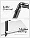 TODI Mic Arm for Lightweight Mics, Microphone Arm Rotatable, Storable Desk Mic Stand for Bear 3LB with Mount Clamp, Mic Stand Boom Arm with Cable Channel with 3/8'' 5/8'' Thread for Podcast, Gaming