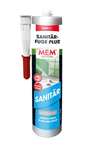 Preisvergleich Produktbild MEM 500539 Sanitär-Fuge Plus sanit ärqrau 290 ml