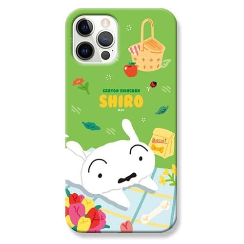 iPhone16 Pro 用 クレヨンしんちゃん バンパー型 2重構造 保護 ハード ケース 【日本国内から発送】 CrayonShinchan Siro Garden S1 Armor Case アイフォン 16 プロ 対応 TPU + PC キャラクタ