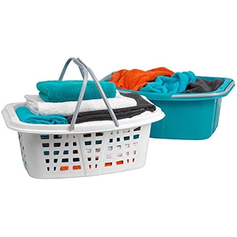 Beldray Set of 2 Stackable Laundry Baskets Cover