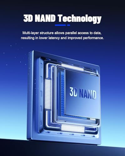 Image of 2TB M.2 2242 NVMe SSD PCIe Gen4 x4, Up to 4800MB /s, 3D NAND Internal SSD with Graphene Cooling, for Laptop, Ultrabook, Lenovo ThinkPad, Dell Latitude, Intel NUC, Mini PC,Embedded Systems