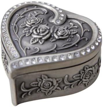 Vintage Heart-shaped Jewelry Box Small Love Necklace Pendant image 2
