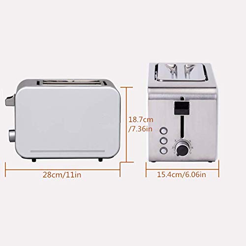 Hchao 750w Edelstahl Toaster, Sieben-Gang-Temperaturregelung, 3 cm Verbreiterungstrog, ausziehbare Krümelschale… – Bild 3