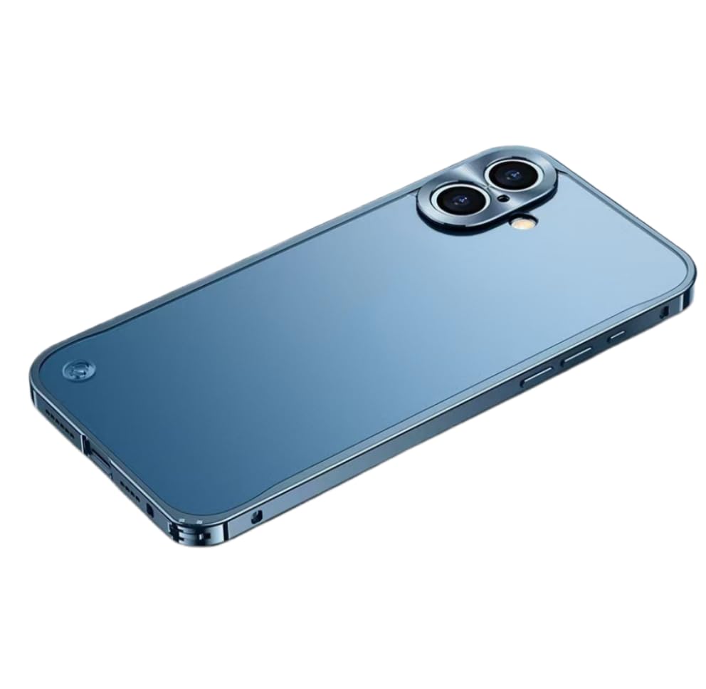 Amazon.co.jp: iPhone 16 向け ケース バンパー アルミバンパー マット 