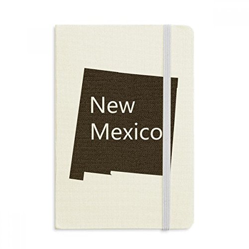 Carnet A5 Nouveau-Mexique fini les couvertures rigides abîmées grâce au tissu souple et durable