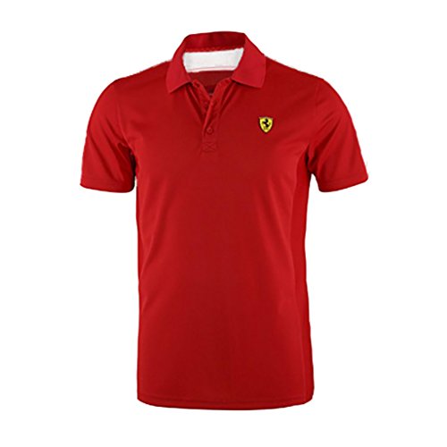 FERRARI F1 Polo para Hombre Rojo Rojo Talla:Small