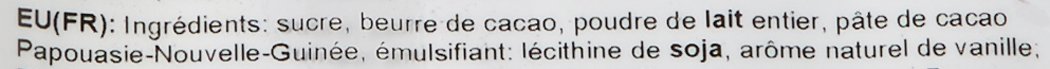 CACAO BARRY 35% Min Cacao Chocolat Papouasie Pistoles 1 kg