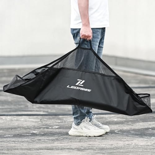 Sac de capture de poisson avec poignée robuste pour pesée sécurisée de carpe - 3