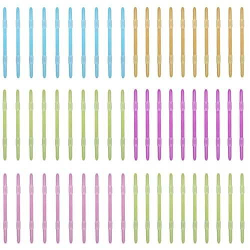 KKLM ペーパーファスナー ファイリング用 30個セット 2 穴 書類用 留め具 資料とプリントを綴じる 書類 資料 綴じる ファスナ 色分け ファイリング プリント 類 まとめる 事務 用具 6 色