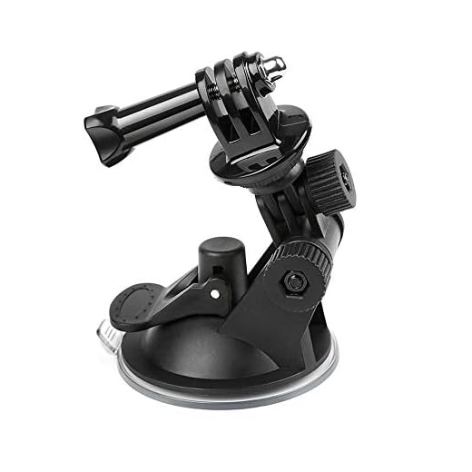 Apore - Mini Ventosa para Parabrisas para GoPro Hero 6 5 7 Negro Sjcam Sj4000 Xiaomi Yi 4K Eken H9 H9r GoPro Hero 7 6 5 Accesorios